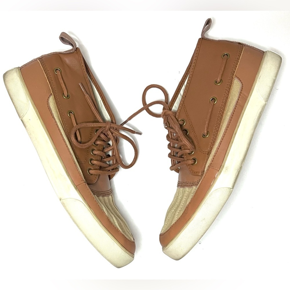 Polo Ralph Lauren Parkstone Lace Up Boat Shoes Sneakers Sz 10